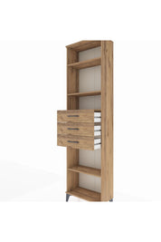 Arges Dolap 4 Raflı 3 Çekmeceli 60x30x221 - S29M215V9A