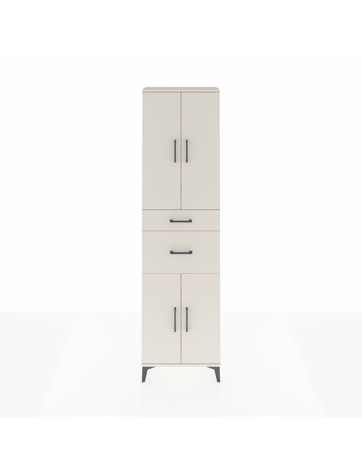 Arges Dolap 4 Raflı 2 Çekmeceli 4 Kapaklı 60x30x221 - S29M216V1A