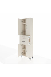 Arges Dolap 4 Raflı 2 Çekmeceli 4 Kapaklı 60x30x221 - S29M216V1A