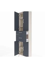 Arges Dolap 4 Raflı 2 Çekmeceli 4 Kapaklı 60x30x221 - S29M216V2A