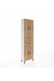 Arges Dolap 4 Raflı 2 Çekmeceli 4 Kapaklı 60x30x221 - S29M216V3A