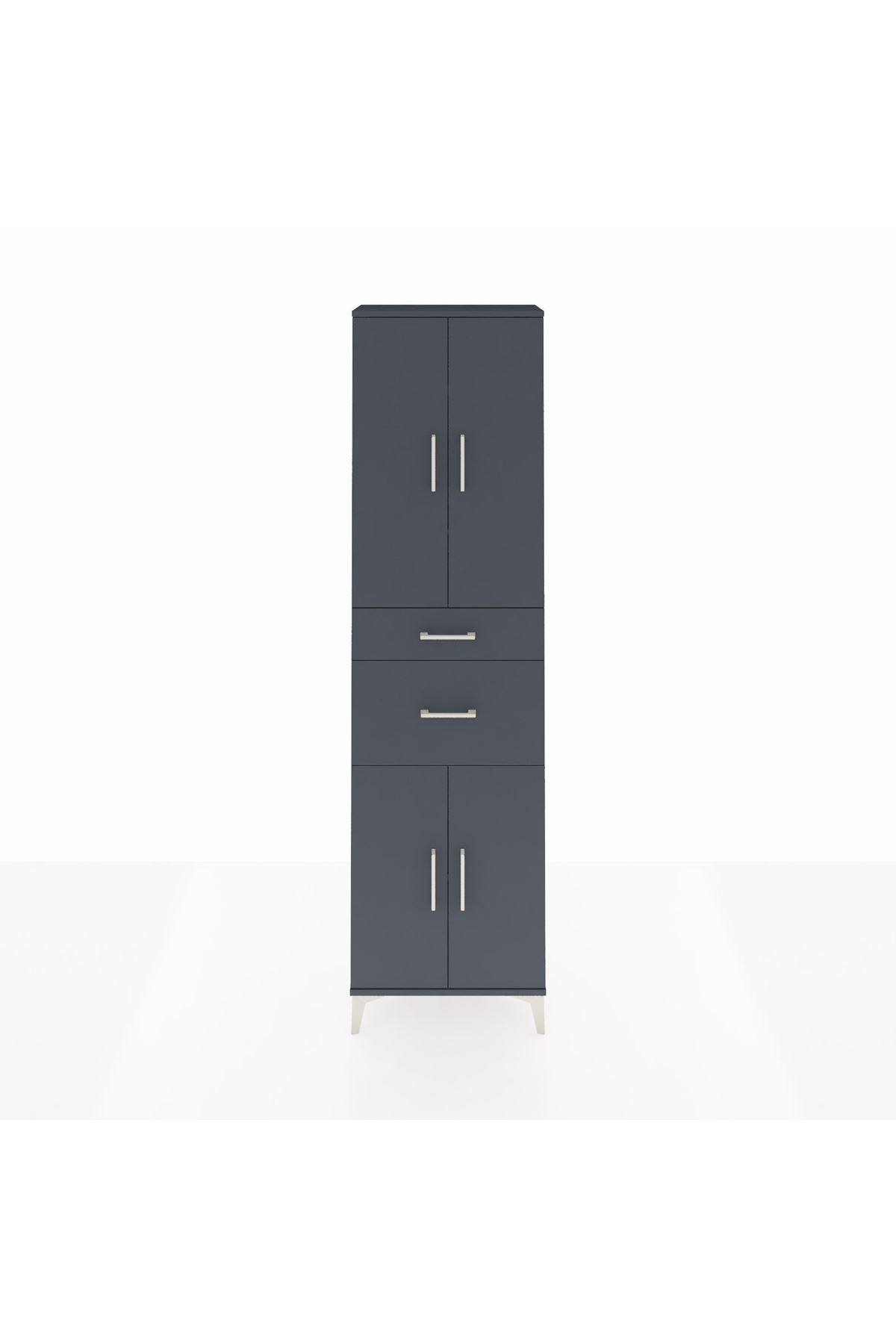Arges Dolap 4 Raflı 2 Çekmeceli 4 Kapaklı 60x30x221 - S29M216V5A