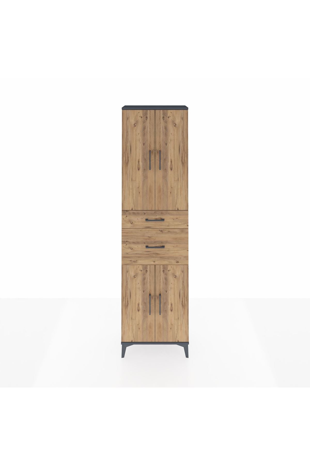 Arges Dolap 4 Raflı 2 Çekmeceli 4 Kapaklı 60x30x221 - S29M216V6A
