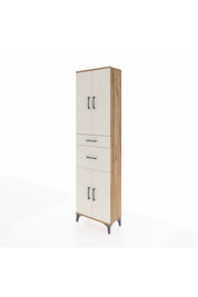 Arges Dolap 4 Raflı 2 Çekmeceli 4 Kapaklı 60x30x221 - S29M216V7A