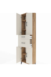 Arges Dolap 4 Raflı 2 Çekmeceli 4 Kapaklı 60x30x221 - S29M216V7A