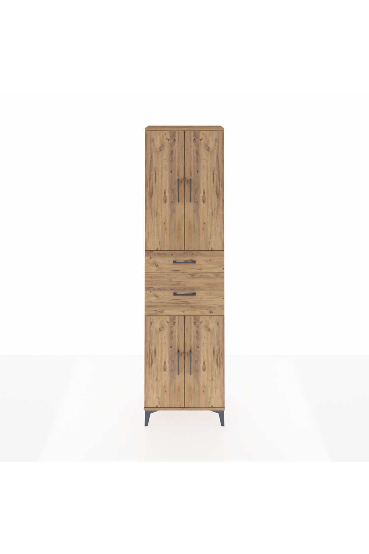 Arges Dolap 4 Raflı 2 Çekmeceli 4 Kapaklı 60x30x221 - S29M216V9A