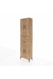 Arges Dolap 4 Raflı 2 Çekmeceli 4 Kapaklı 60x30x221 - S29M216V9A