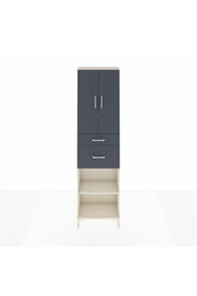 Arges Dolap 4 Raflı 2 Çekmeceli 2 Kapaklı 60x30x221 - S29M217V2A