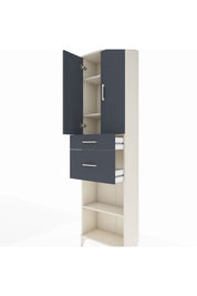 Arges Dolap 4 Raflı 2 Çekmeceli 2 Kapaklı 60x30x221 - S29M217V2A