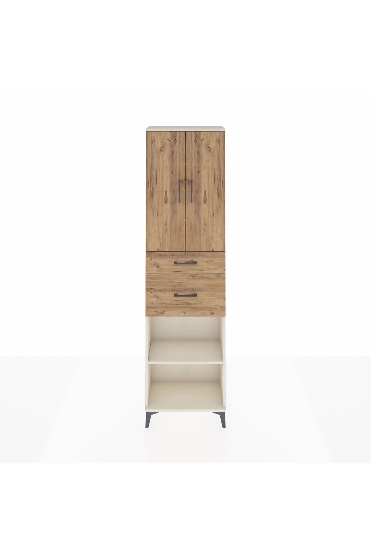 Arges Dolap 4 Raflı 2 Çekmeceli 2 Kapaklı 60x30x221 - S29M217V3A