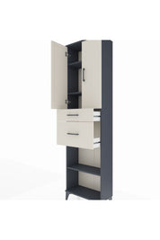 Arges Dolap 4 Raflı 2 Çekmeceli 2 Kapaklı 60x30x221 - S29M217V4A