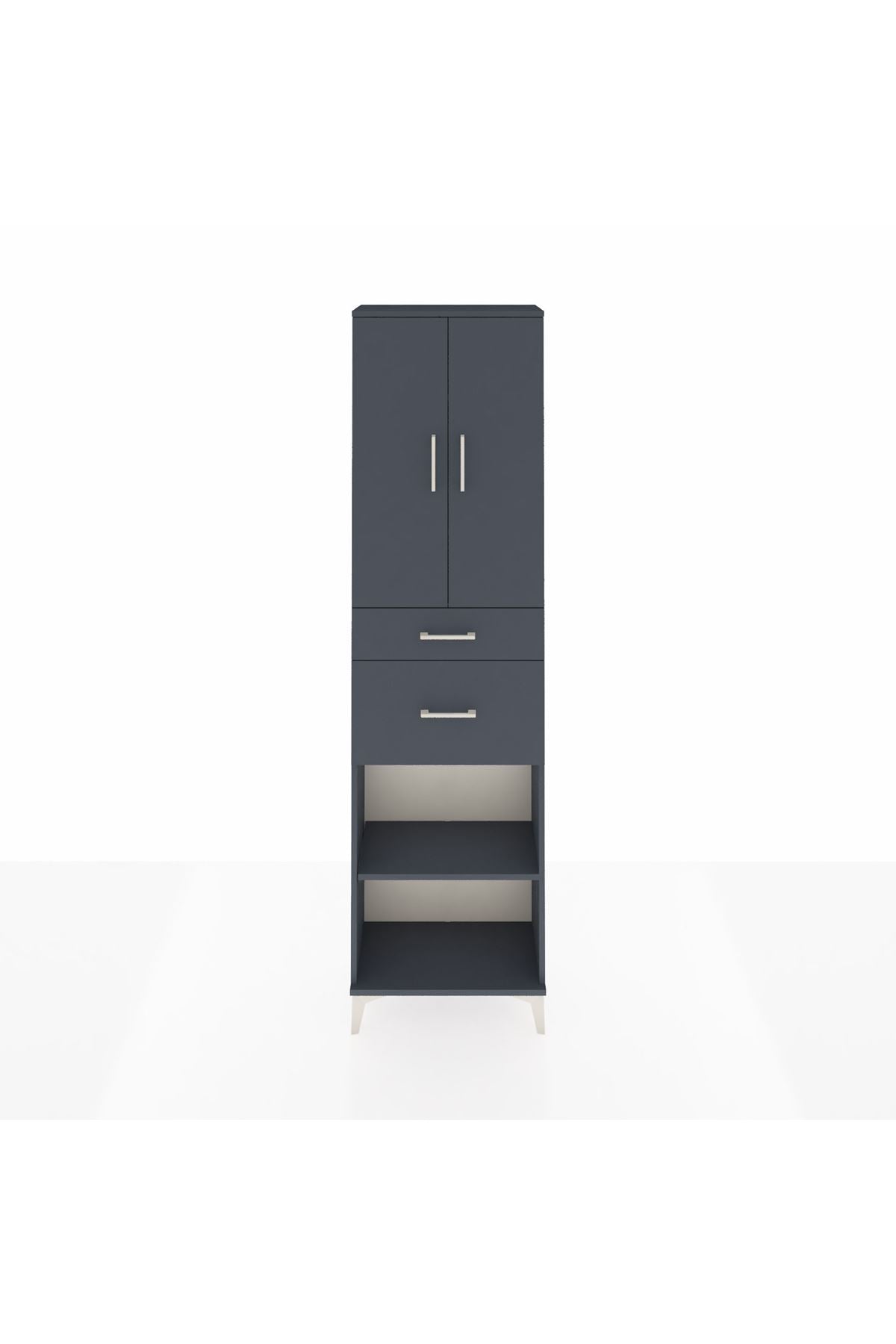 Arges Dolap 4 Raflı 2 Çekmeceli 2 Kapaklı 60x30x221 - S29M217V5A