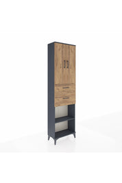 Arges Dolap 4 Raflı 2 Çekmeceli 2 Kapaklı 60x30x221 - S29M217V6A