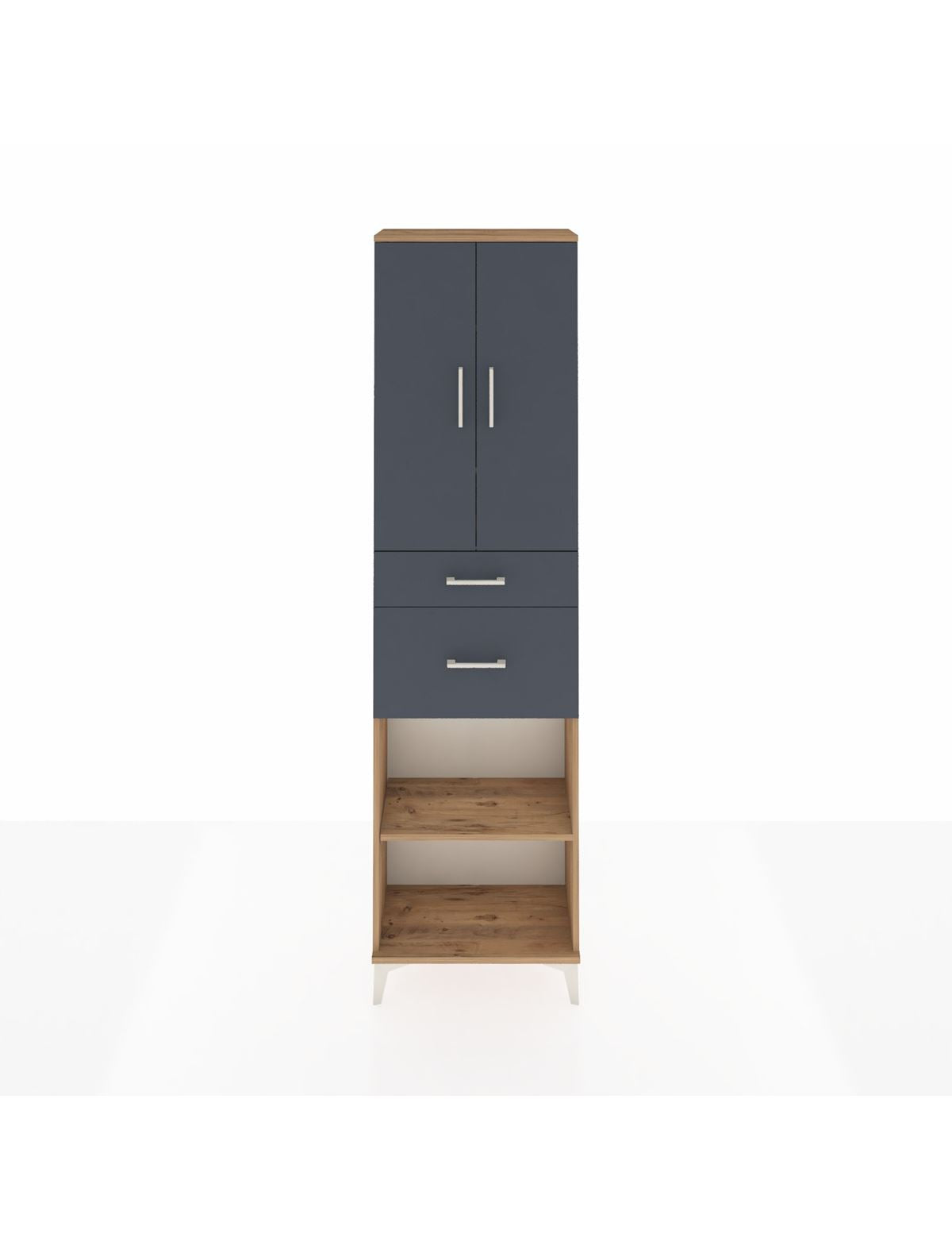 Arges Dolap 4 Raflı 2 Çekmeceli 2 Kapaklı 60x30x221 - S29M217V8A