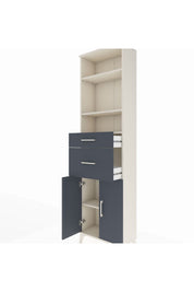 Arges Dolap 4 Raflı 2 Çekmeceli 2 Kapaklı 60x30x221 - S29M218V2A
