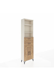 Arges Dolap 4 Raflı 2 Çekmeceli 2 Kapaklı 60x30x221 - S29M218V3A