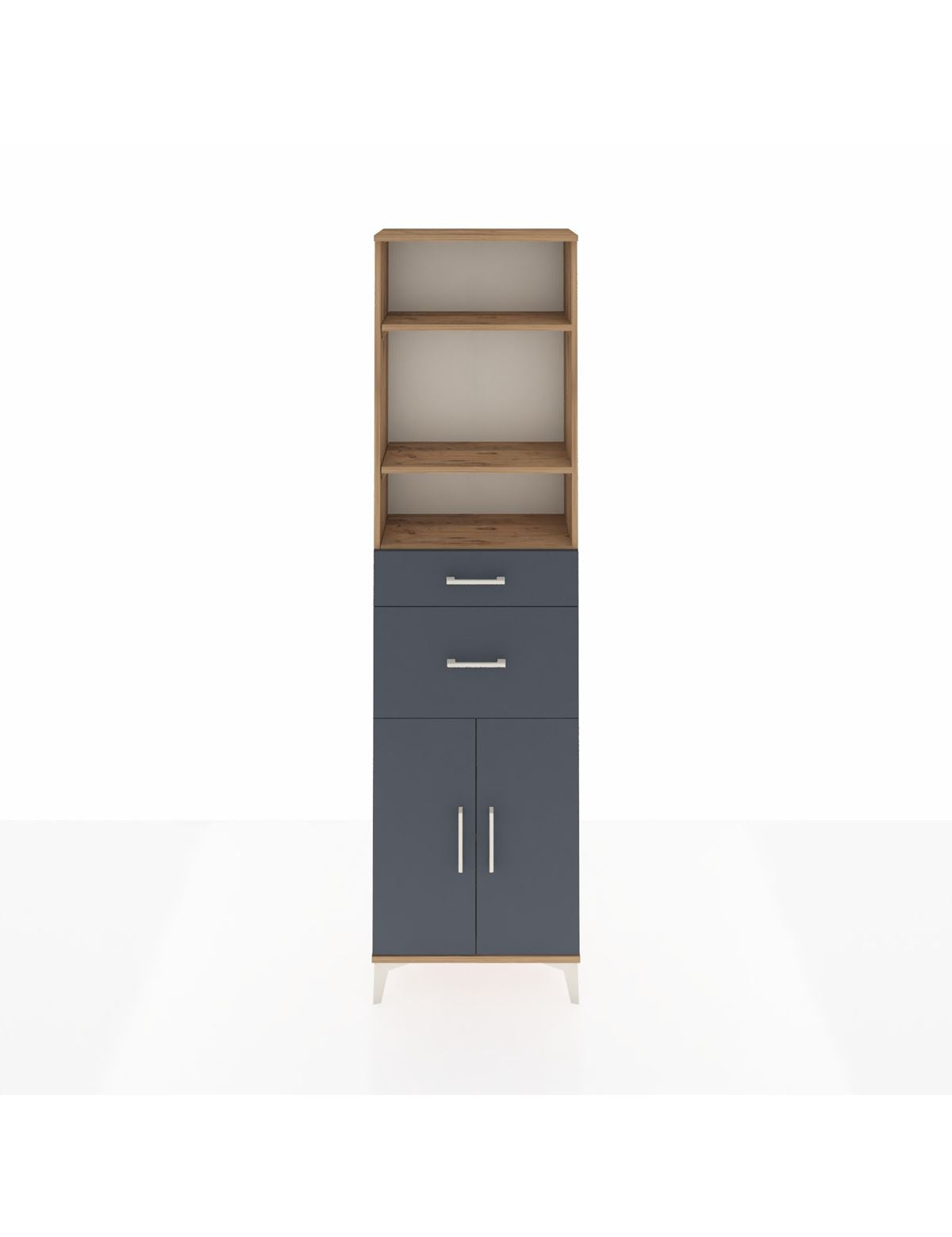 Arges Dolap 4 Raflı 2 Çekmeceli 2 Kapaklı 60x30x221 - S29M218V8A