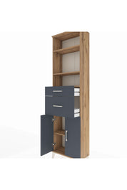 Arges Dolap 4 Raflı 2 Çekmeceli 2 Kapaklı 60x30x221 - S29M218V8A