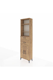 Arges Dolap 4 Raflı 2 Çekmeceli 2 Kapaklı 60x30x221 - S29M218V9A