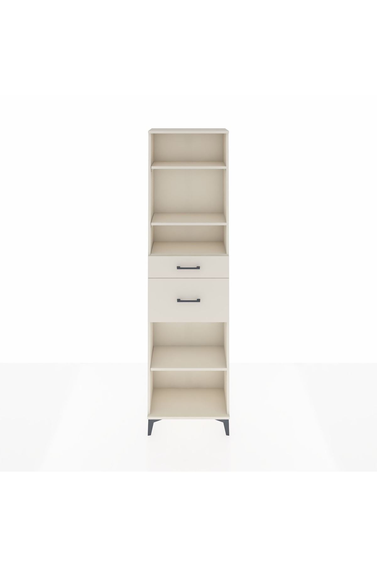 Arges Dolap 4 Raflı 2 Çekmeceli 60x30x221 - S29M219V1A