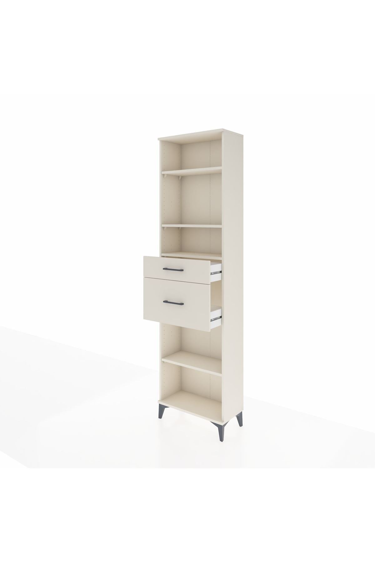 Arges Dolap 4 Raflı 2 Çekmeceli 60x30x221 - S29M219V1A