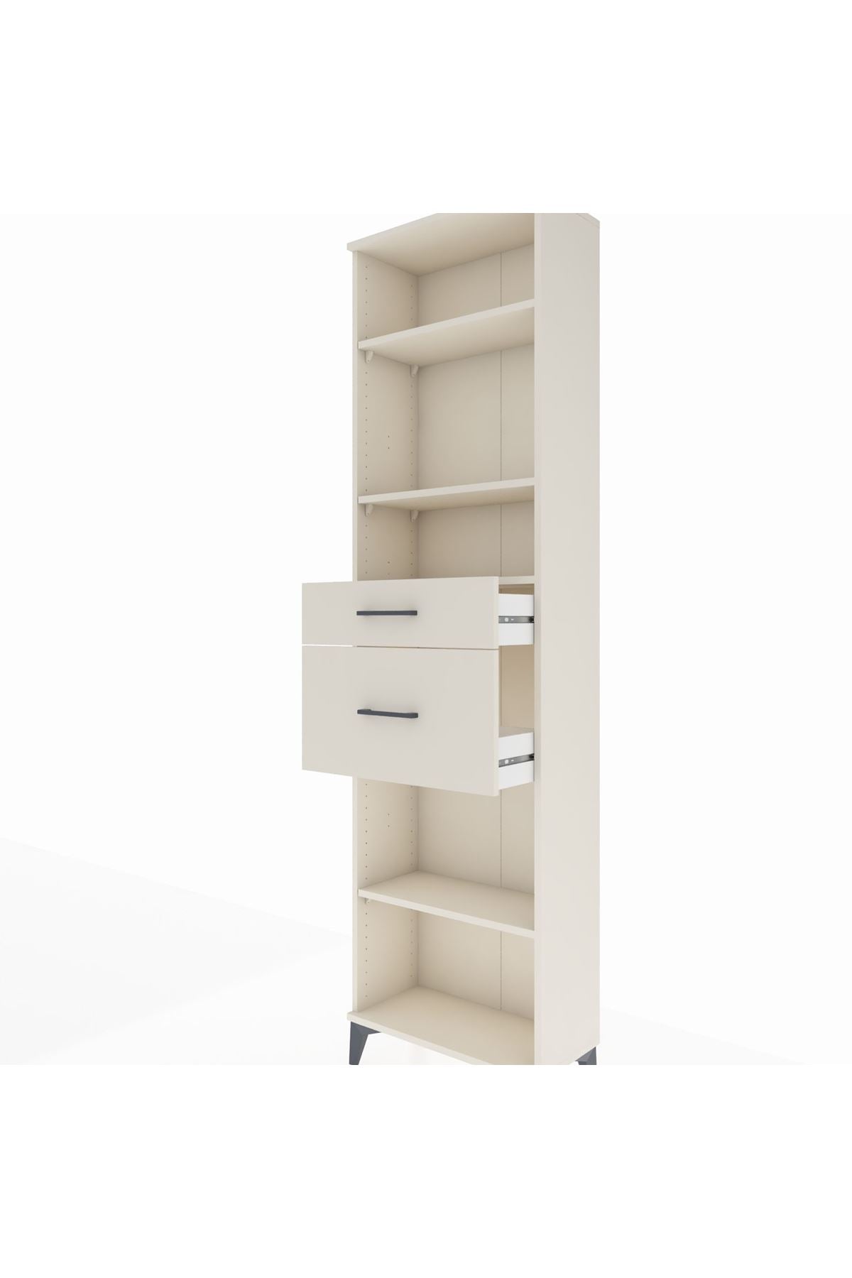 Arges Dolap 4 Raflı 2 Çekmeceli 60x30x221 - S29M219V1A
