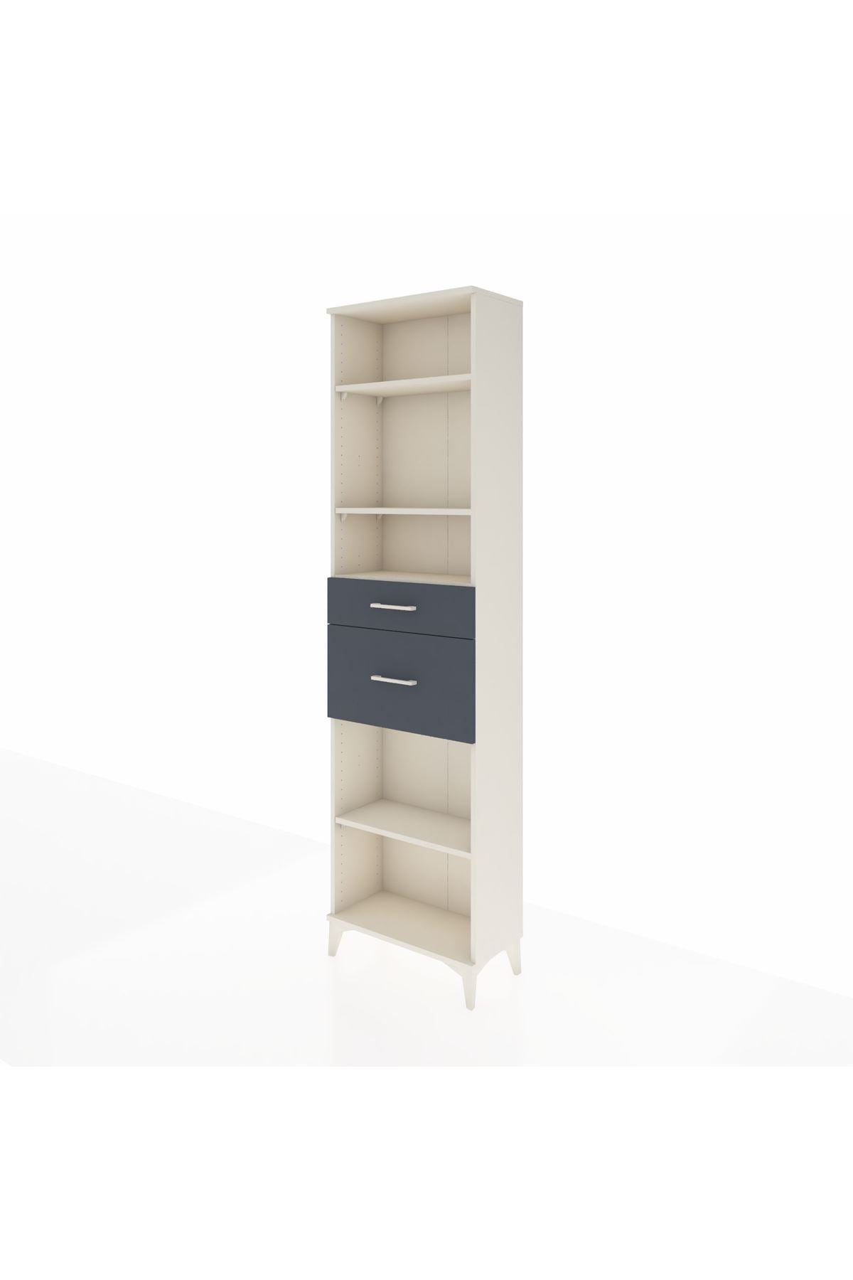 Arges Dolap 4 Raflı 2 Çekmeceli 60x30x221 - S29M219V2A