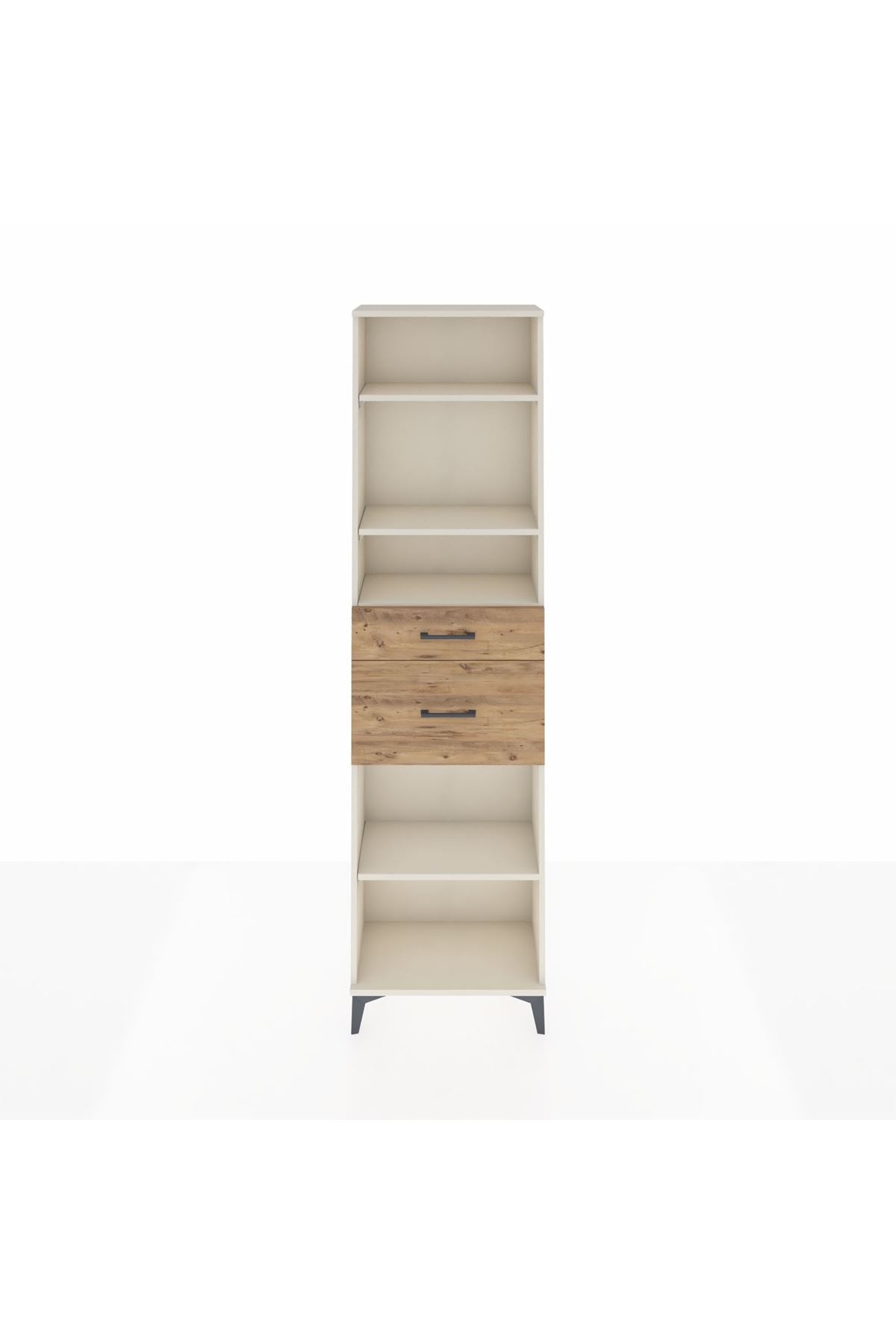 Arges Dolap 4 Raflı 2 Çekmeceli 60x30x221 - S29M219V3A