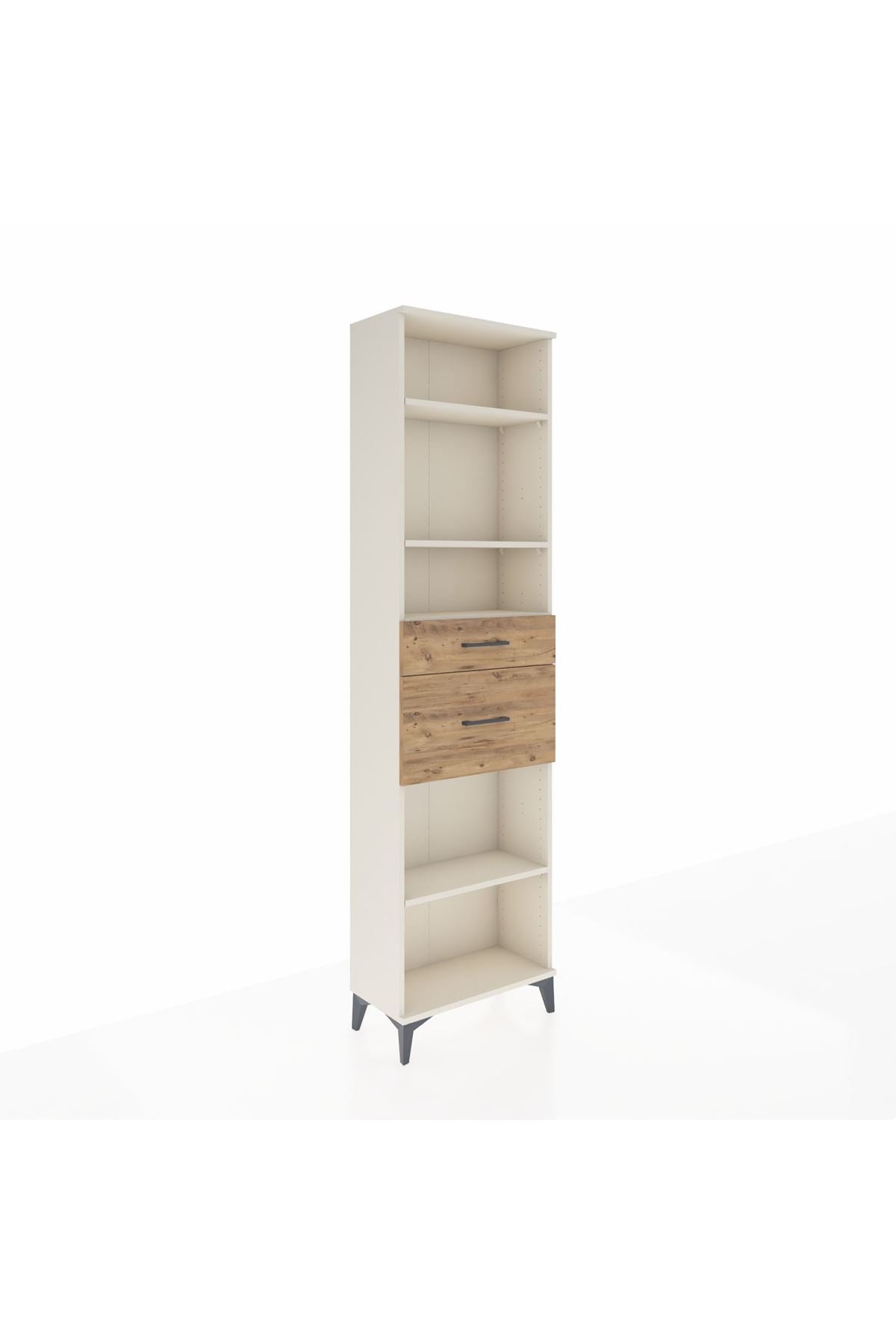 Arges Dolap 4 Raflı 2 Çekmeceli 60x30x221 - S29M219V3A