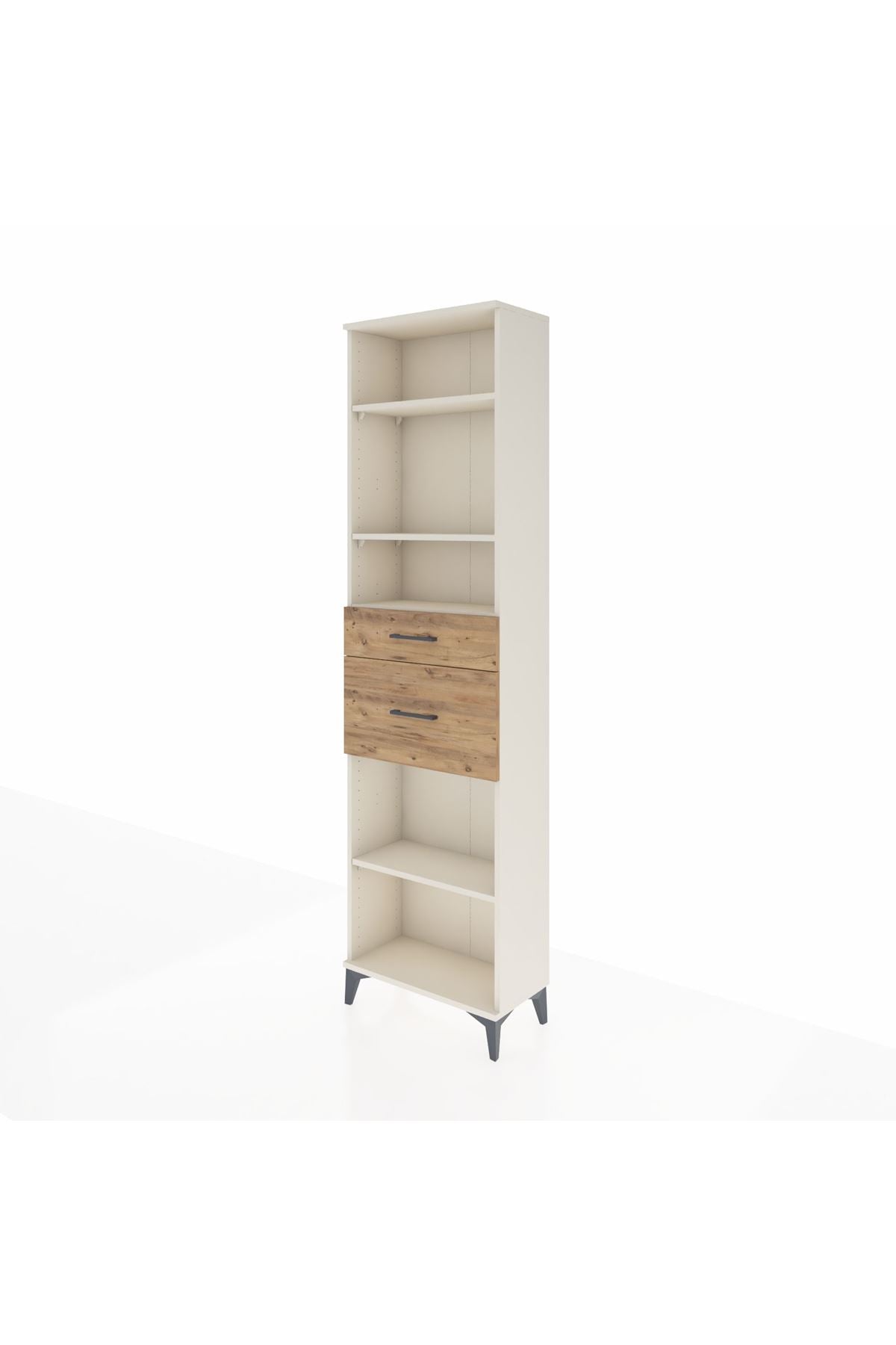 Arges Dolap 4 Raflı 2 Çekmeceli 60x30x221 - S29M219V3A