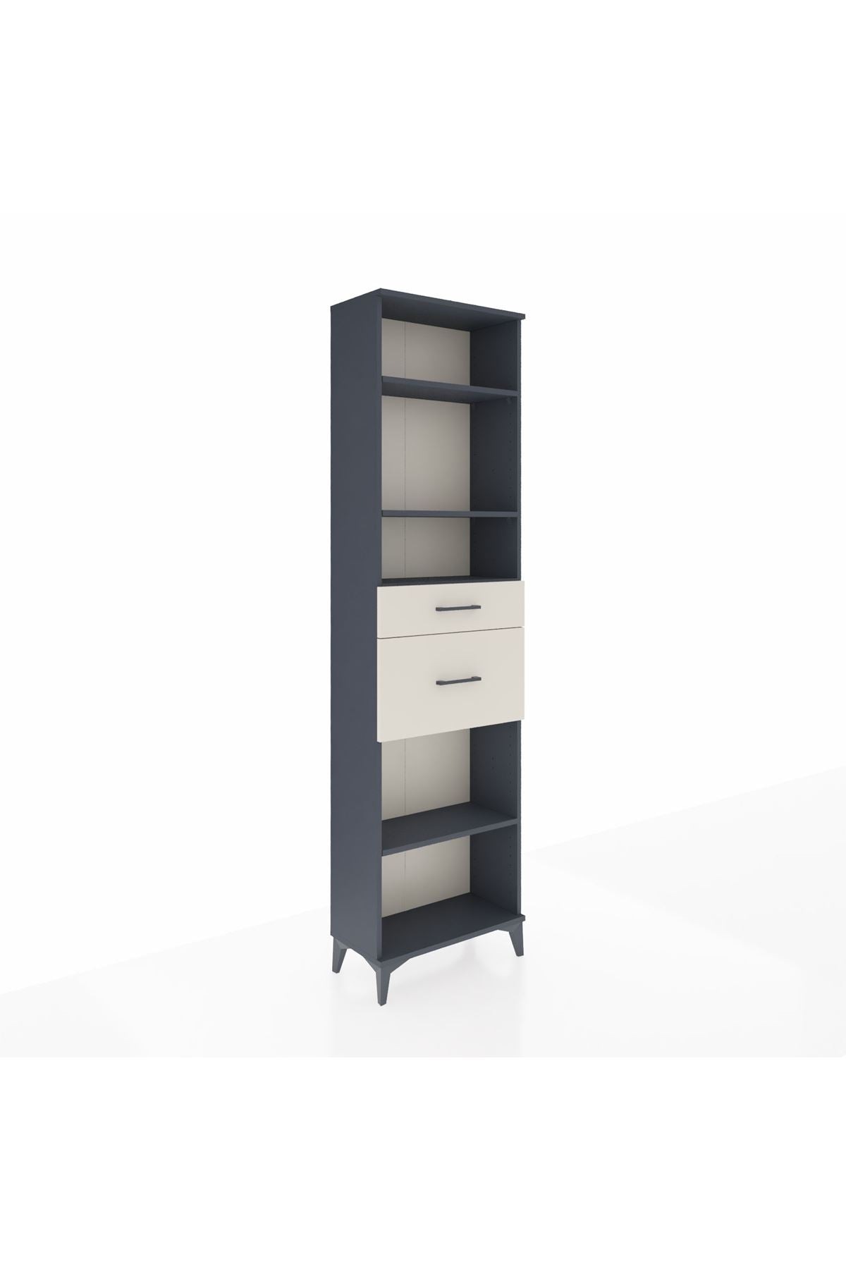 Arges Dolap 4 Raflı 2 Çekmeceli 60x30x221 - S29M219V4A