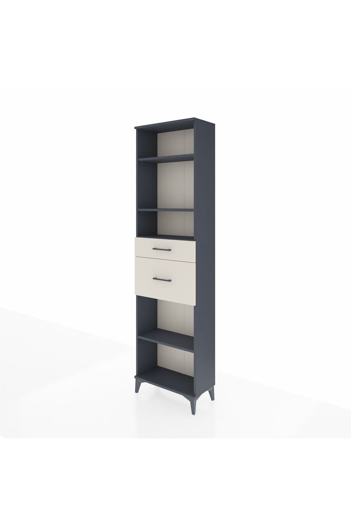 Arges Dolap 4 Raflı 2 Çekmeceli 60x30x221 - S29M219V4A