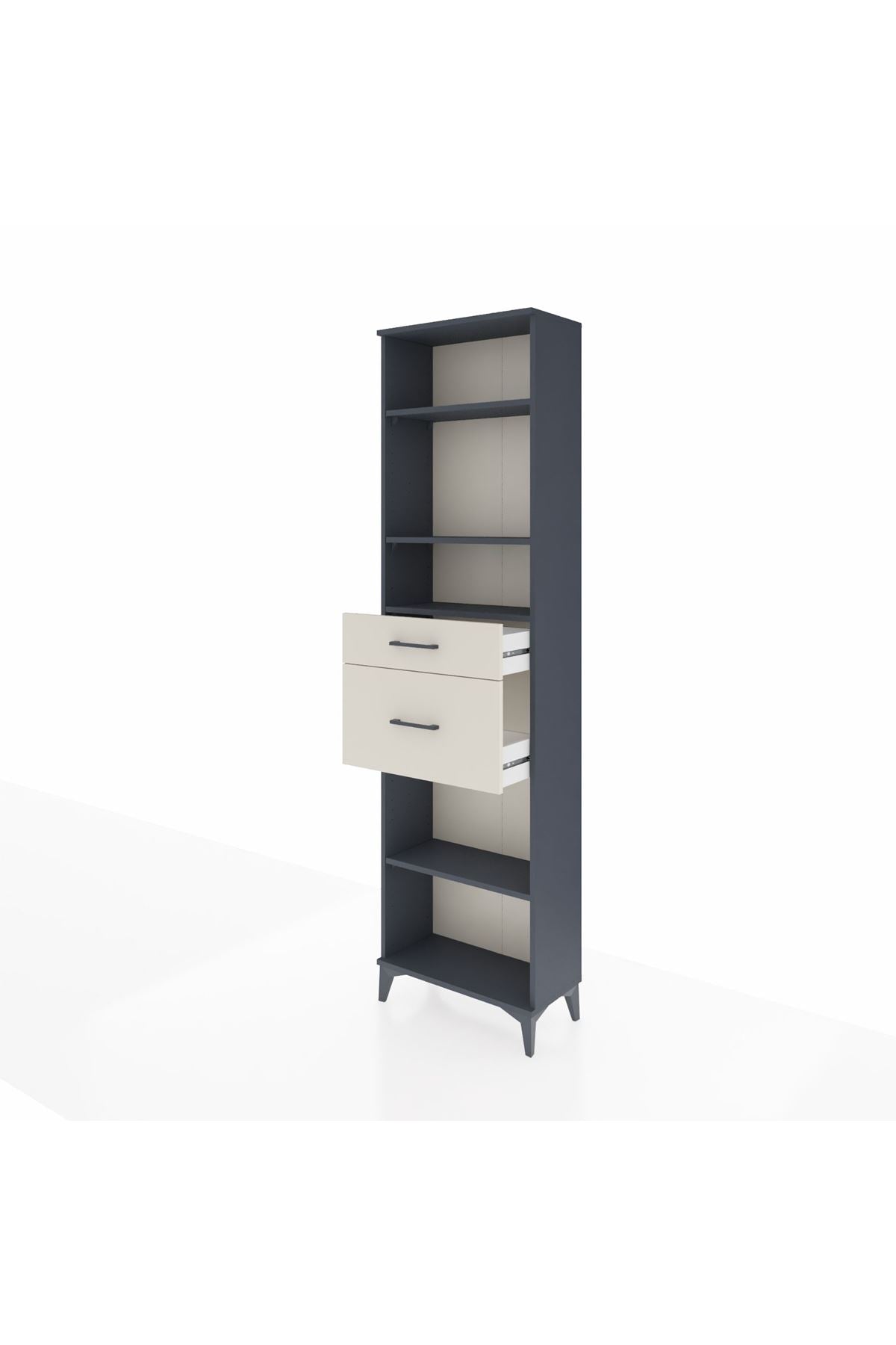 Arges Dolap 4 Raflı 2 Çekmeceli 60x30x221 - S29M219V4A