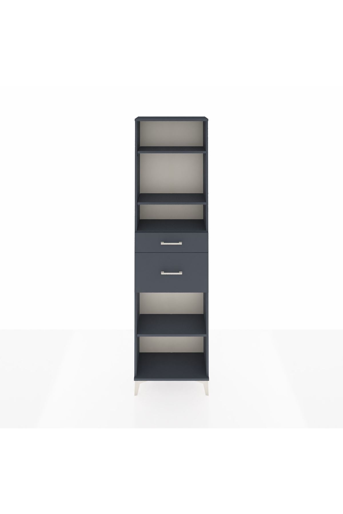 Arges Dolap 4 Raflı 2 Çekmeceli 60x30x221 - S29M219V5A