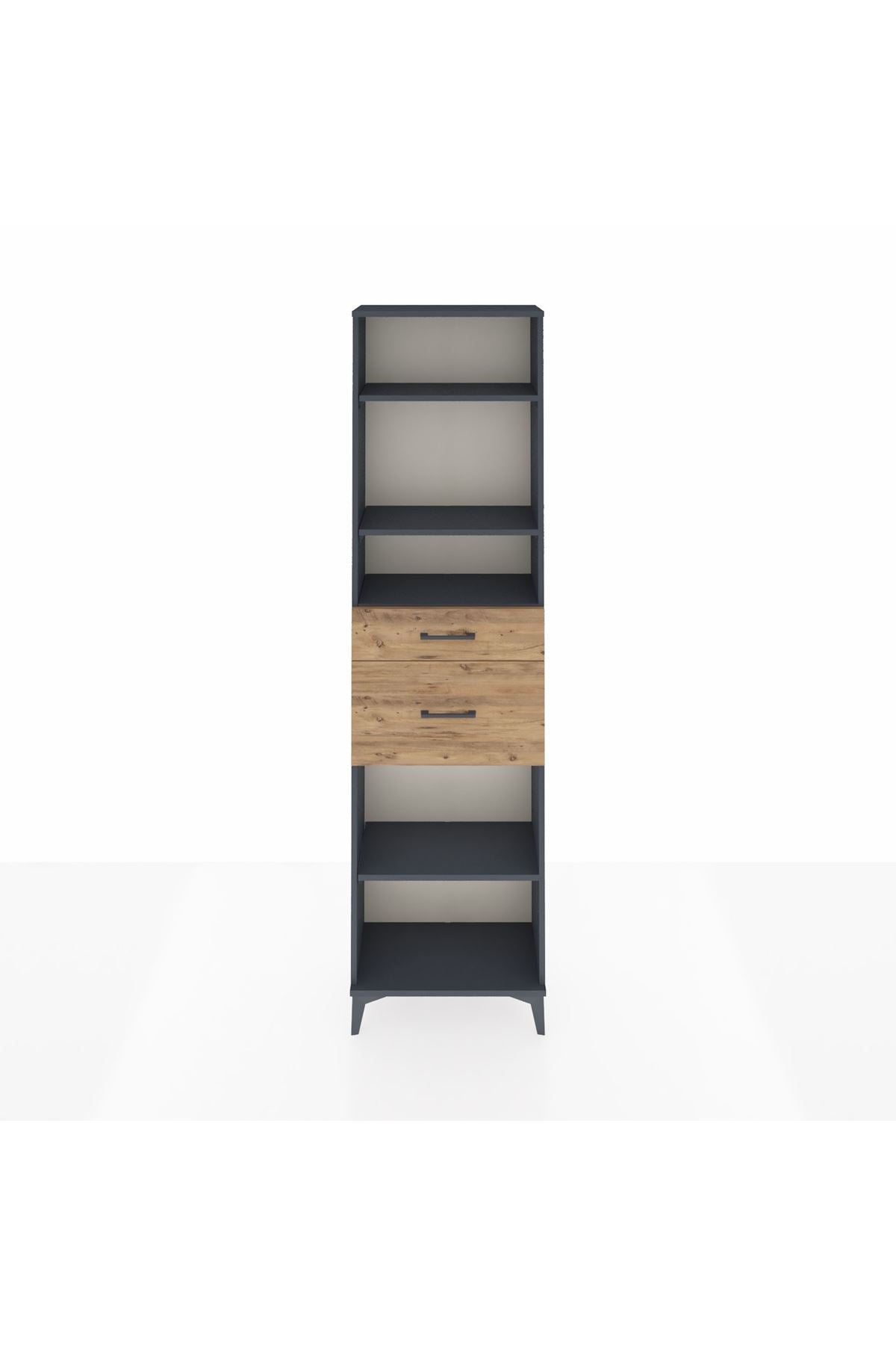 Arges Dolap 4 Raflı 2 Çekmeceli 60x30x221 - S29M219V6A