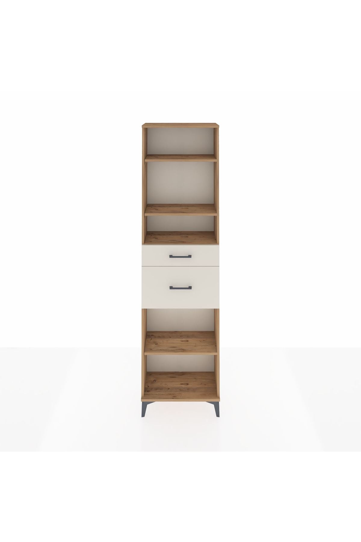 Arges Dolap 4 Raflı 2 Çekmeceli 60x30x221 - S29M219V7A