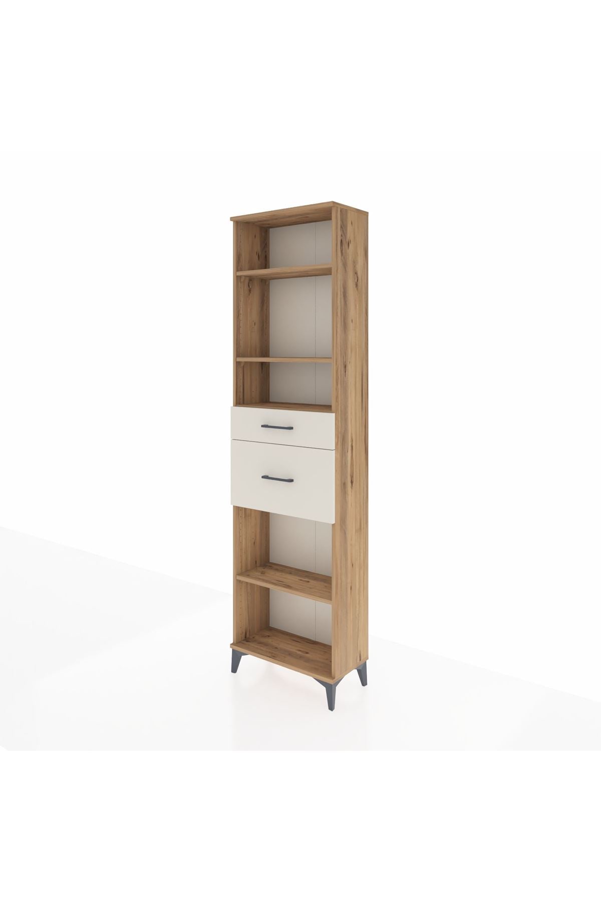 Arges Dolap 4 Raflı 2 Çekmeceli 60x30x221 - S29M219V7A