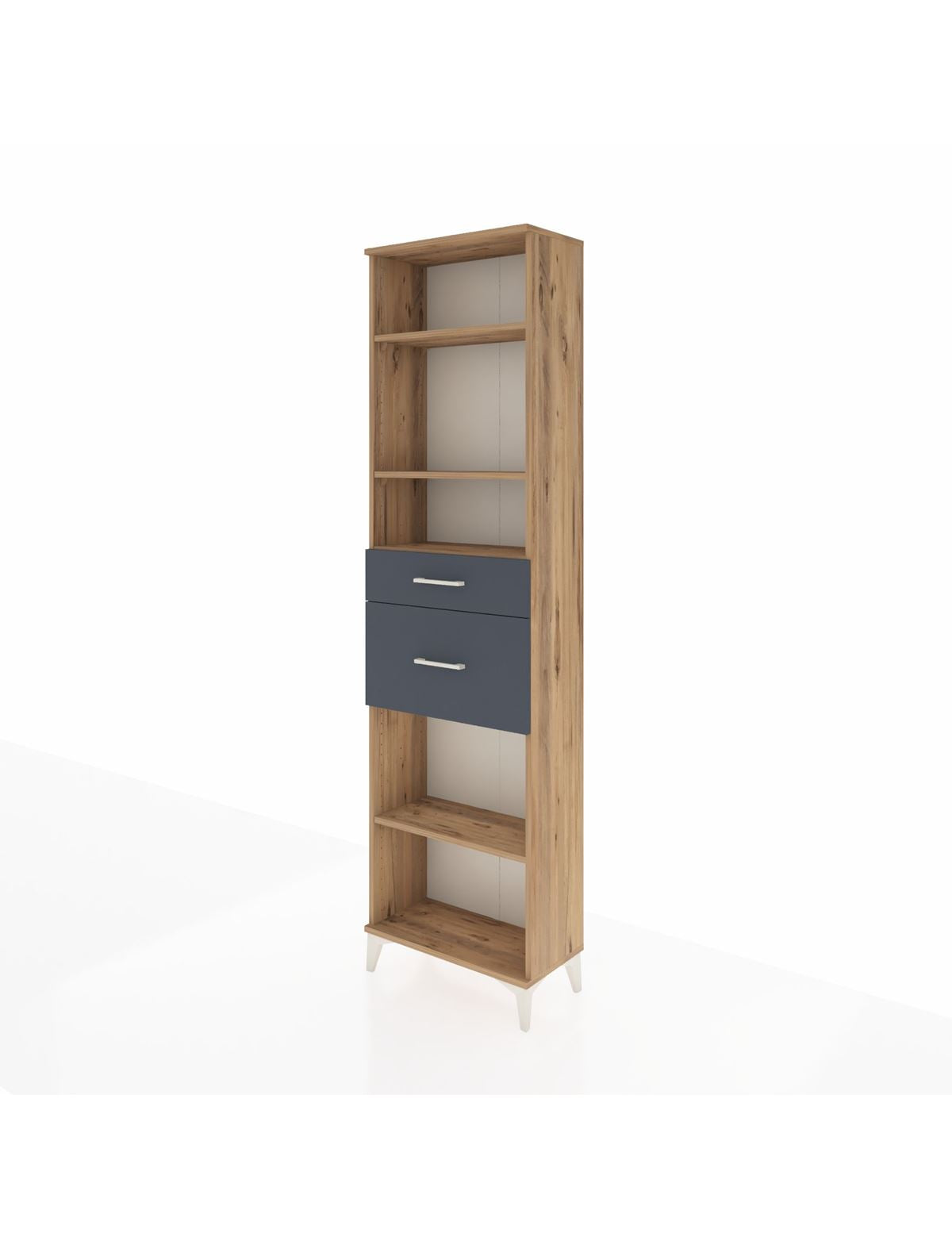 Arges Dolap 4 Raflı 2 Çekmeceli 60x30x221 - S29M219V8A