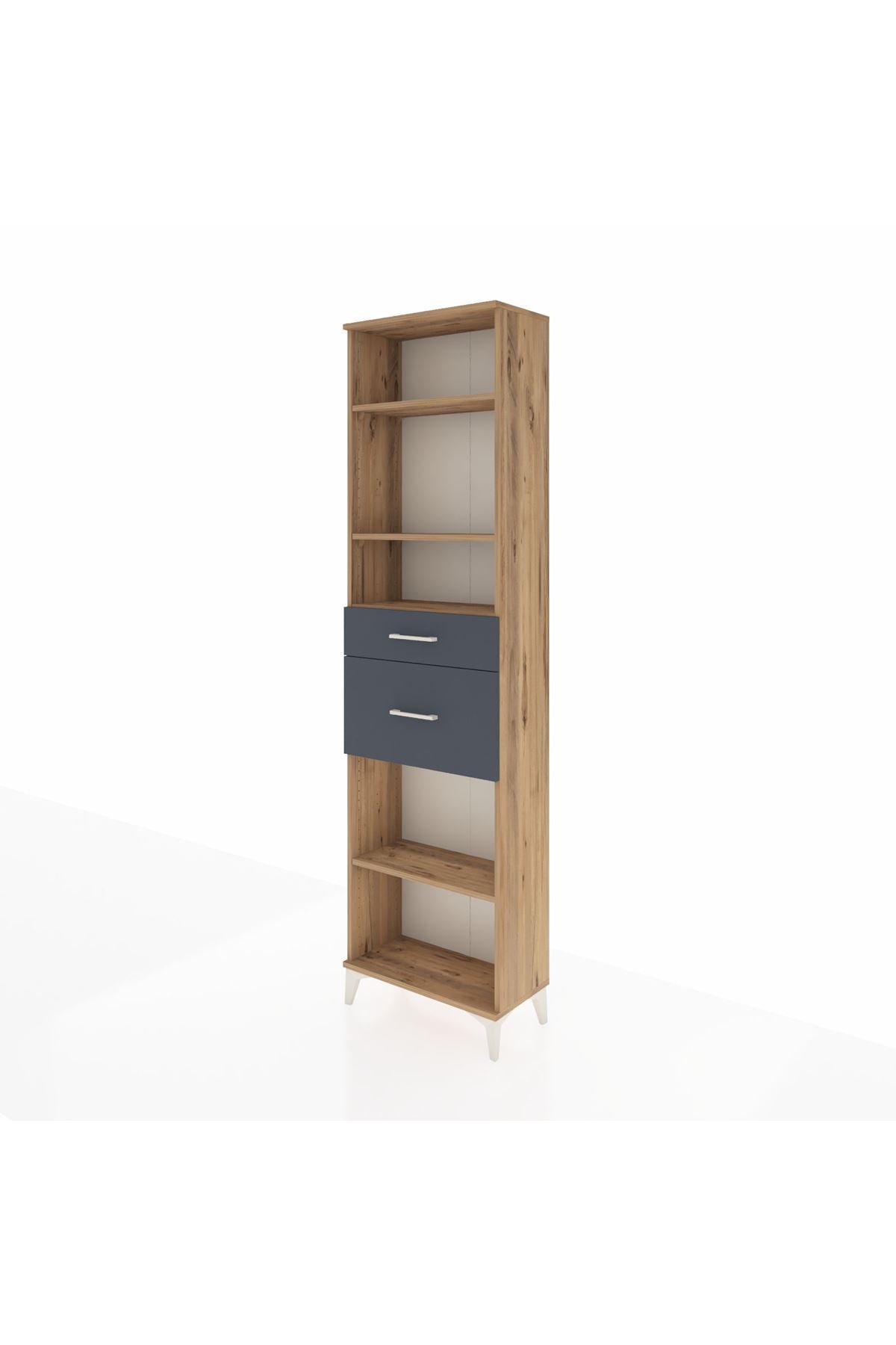 Arges Dolap 4 Raflı 2 Çekmeceli 60x30x221 - S29M219V8A