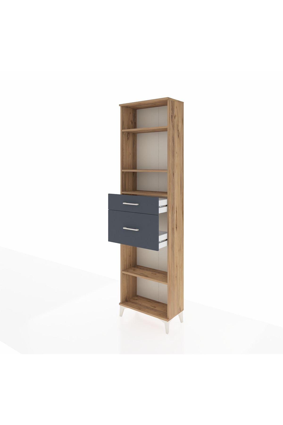 Arges Dolap 4 Raflı 2 Çekmeceli 60x30x221 - S29M219V8A
