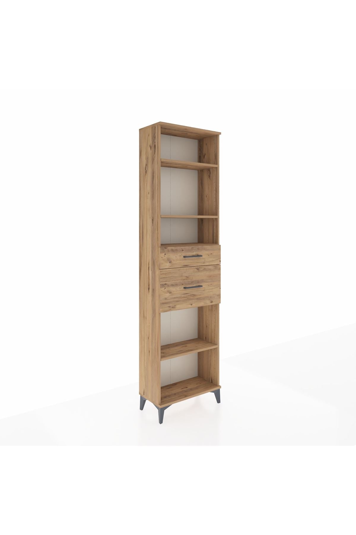 Arges Dolap 4 Raflı 2 Çekmeceli 60x30x221 - S29M219V9A