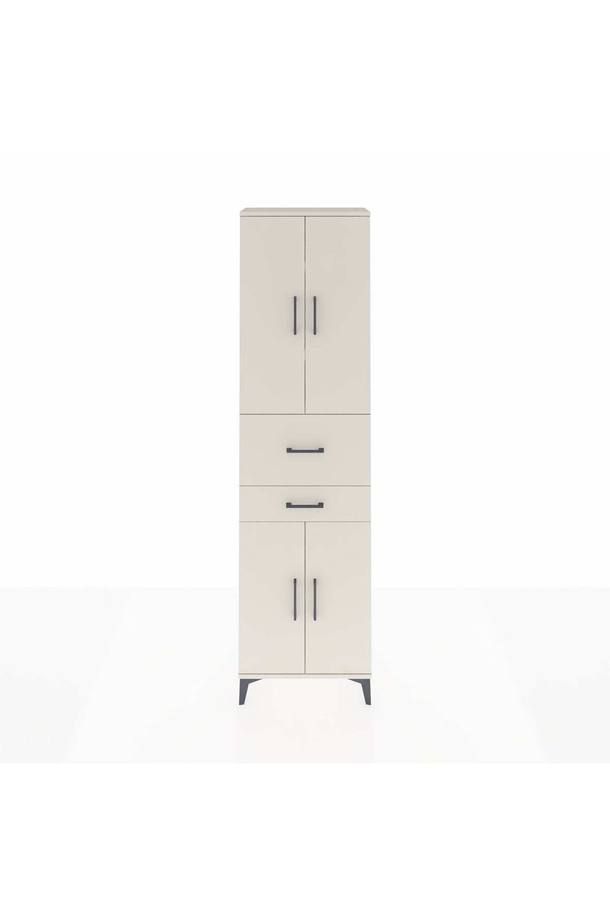 Arges Dolap 4 Raflı 2 Çekmeceli 4 Kapaklı 60x30x221 - S29M220V1A