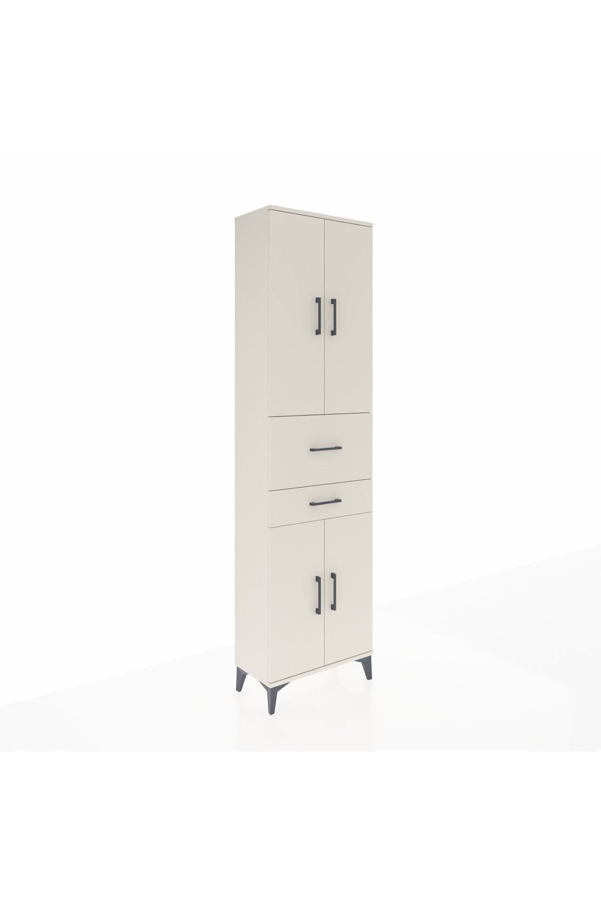 Arges Dolap 4 Raflı 2 Çekmeceli 4 Kapaklı 60x30x221 - S29M220V1A