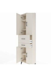 Arges Dolap 4 Raflı 2 Çekmeceli 4 Kapaklı 60x30x221 - S29M220V1A