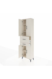 Arges Dolap 4 Raflı 2 Çekmeceli 4 Kapaklı 60x30x221 - S29M220V1A