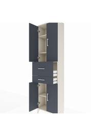 Arges Dolap 4 Raflı 2 Çekmeceli 4 Kapaklı 60x30x221 - S29M220V2A