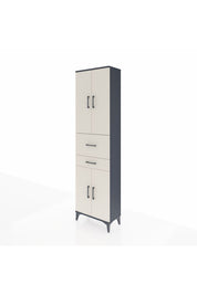 Arges Dolap 4 Raflı 2 Çekmeceli 4 Kapaklı 60x30x221 - S29M220V4A
