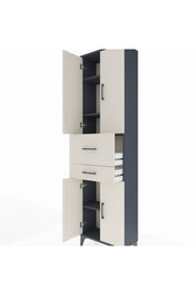 Arges Dolap 4 Raflı 2 Çekmeceli 4 Kapaklı 60x30x221 - S29M220V4A