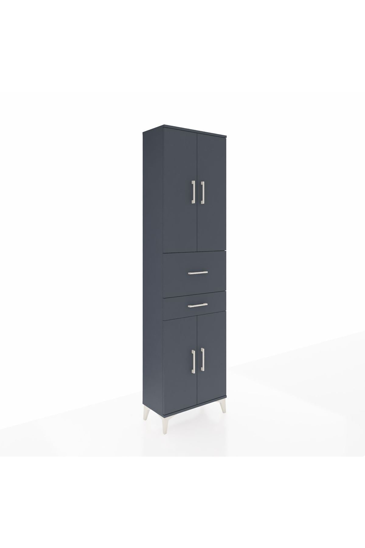 Arges Dolap 4 Raflı 2 Çekmeceli 4 Kapaklı 60x30x221 - S29M220V5A