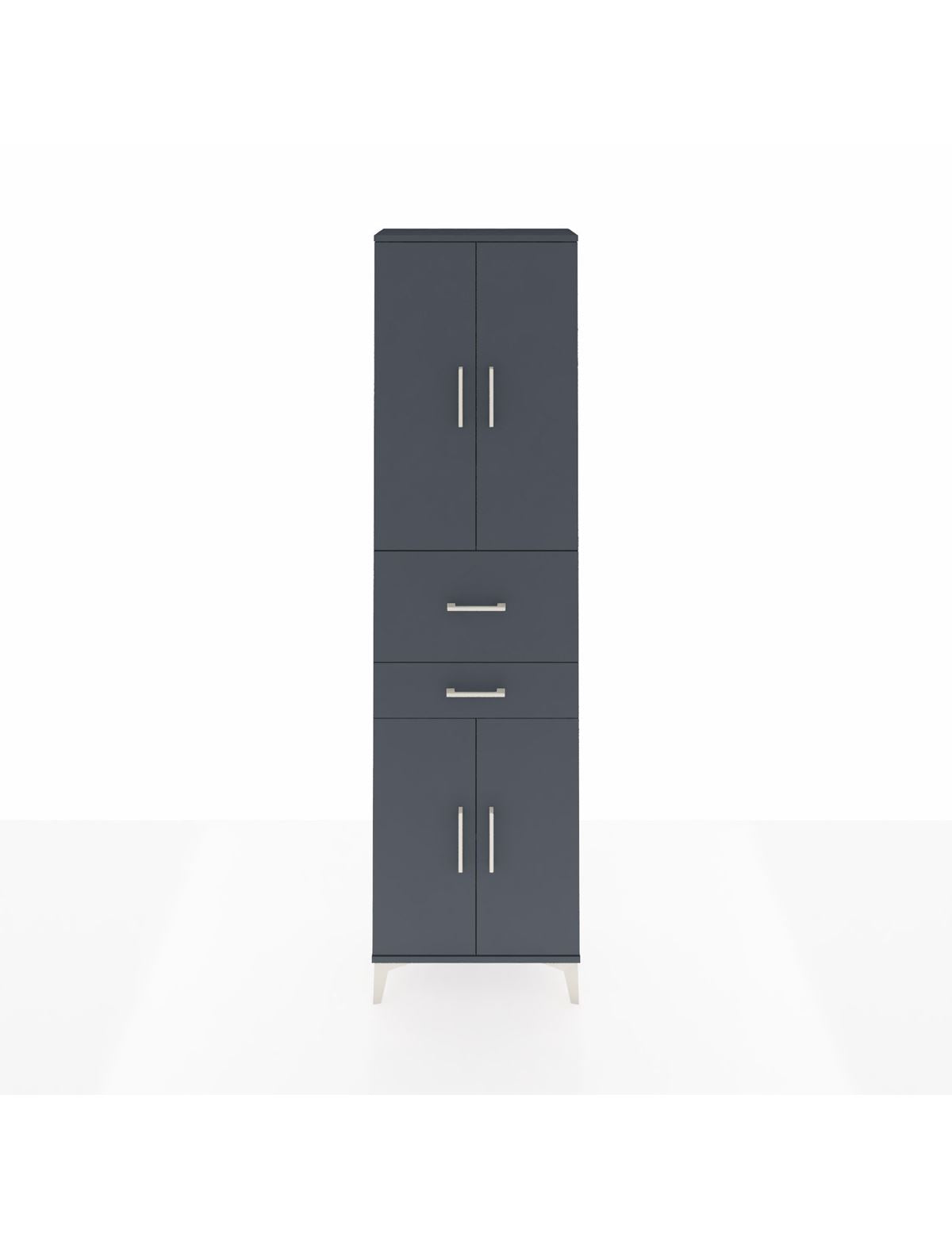 Arges Dolap 4 Raflı 2 Çekmeceli 4 Kapaklı 60x30x221 - S29M220V5A